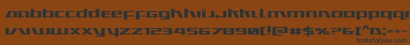 Ultramarinesexpand Font – Black Fonts on Brown Background