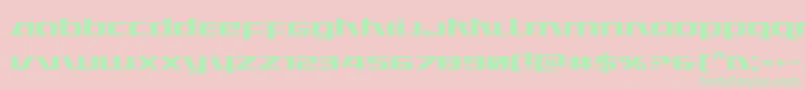 Ultramarinesexpand Font – Green Fonts on Pink Background