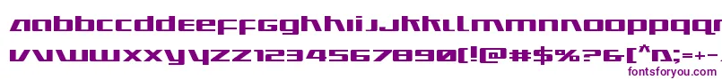 Ultramarinesexpand Font – Purple Fonts on White Background