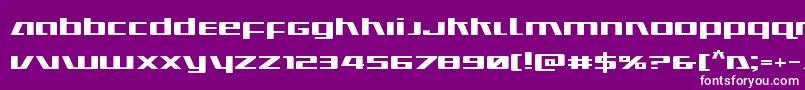 Ultramarinesexpand Font – White Fonts on Purple Background