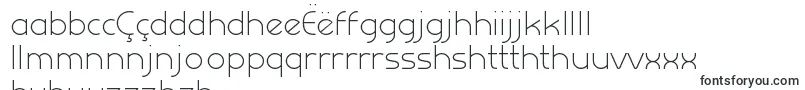 Czcionka PrestijLightDemo – czcionki n'yanja