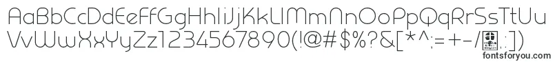 Шрифт PrestijLightDemo – простые шрифты