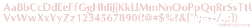 OmniBold Font – Pink Fonts on White Background