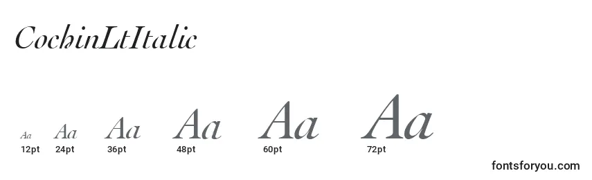 Größen der Schriftart CochinLtItalic