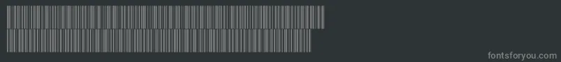 フォントIntp72dltt – 黒い背景に灰色の文字
