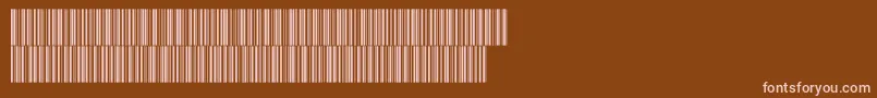 Intp72dltt Font – Pink Fonts on Brown Background