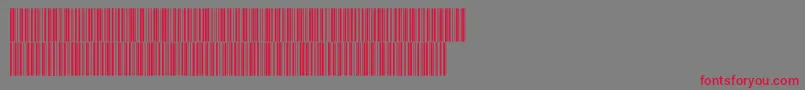 Intp72dltt Font – Red Fonts on Gray Background