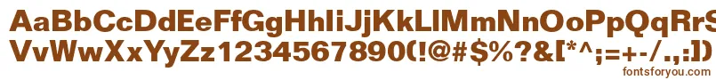 FoldmoderndbNormal Font – Brown Fonts