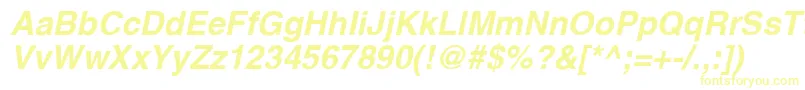 HalvorsonBoldoblique Font – Yellow Fonts