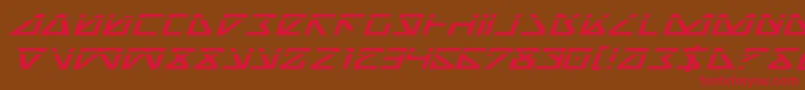 Nickeil2 Font – Red Fonts on Brown Background