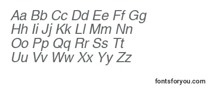 HelveticaOblique Font