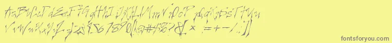 Подробнее о шрифте Creelo Шрифт Creelo – серые шрифты на жёлтом фоне