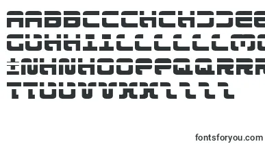 ExedoreLaser font – galician Fonts
