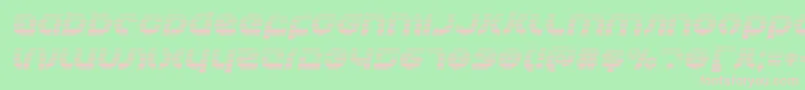 Kovacsgradital-fontti – vaaleanpunaiset fontit vihreällä taustalla