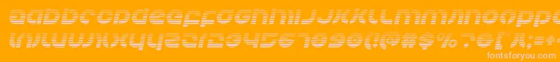 Kovacsgradital Font – Pink Fonts on Orange Background