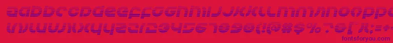 Kovacsgradital Font – Purple Fonts on Red Background