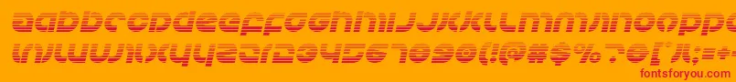 Kovacsgradital Font – Red Fonts on Orange Background