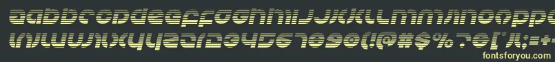 Kovacsgradital Font – Yellow Fonts on Black Background