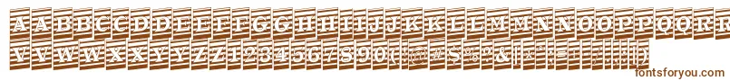 Шрифт ATrianglercmmrup – коричневые шрифты