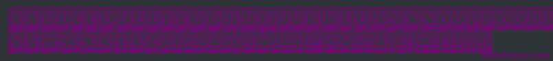 ATrianglercmmrup Font – Purple Fonts on Black Background