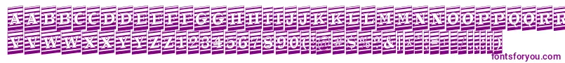 フォントATrianglercmmrup – 紫色のフォント
