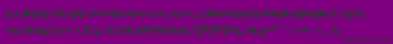 Xxon Font – Black Fonts on Purple Background