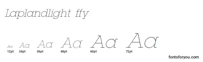 Laplandlight ffy Font Sizes