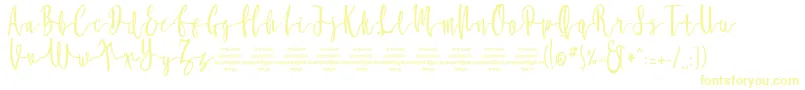 MollucaFree Font – Yellow Fonts