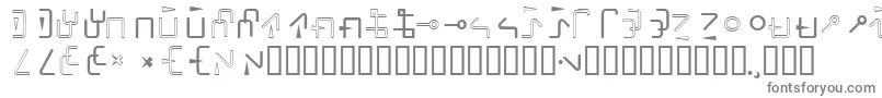 フォントRotate – 白い背景に灰色の文字