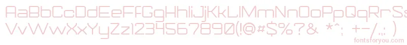 Gorila Font – Pink Fonts on White Background
