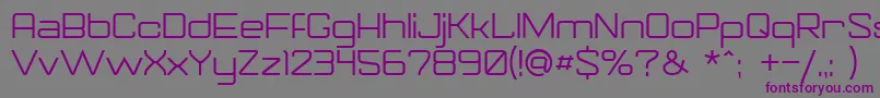 Gorila Font – Purple Fonts on Gray Background
