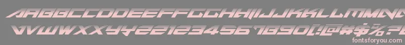 Tarrgethalfital Font – Pink Fonts on Gray Background