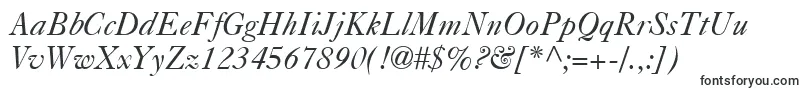 Caslon540LtItalic-Schriftart – Schriften für Adobe Acrobat