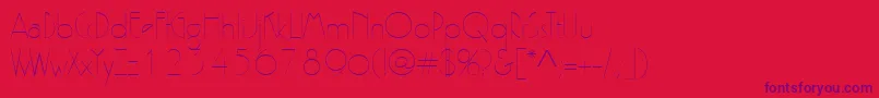 Zelda Font – Purple Fonts on Red Background