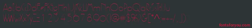 Zelda Font – Red Fonts on Black Background