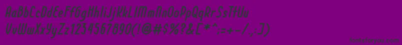 Cell63 Font – Black Fonts on Purple Background