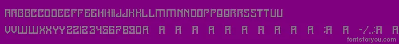 Шрифт A25Kamadjaja – серые шрифты на фиолетовом фоне