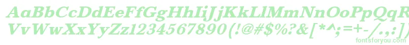 Fonte BaskervaldadfstdHeavyitalic – fontes verdes