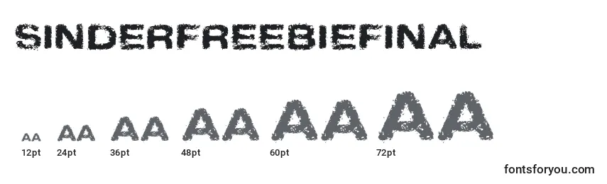 SinderFreebieFinal Font Sizes