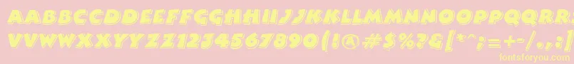 More about ComixhighlightRegular Font ComixhighlightRegular Font – Yellow Fonts on Pink Background