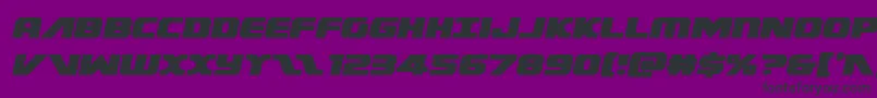 Federalescortsemiital Font – Black Fonts on Purple Background