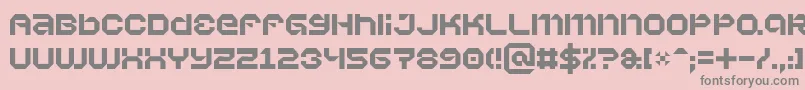 Vaporbyte Font – Gray Fonts on Pink Background