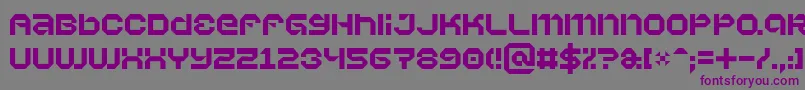 Vaporbyte-fontti – violetit fontit harmaalla taustalla