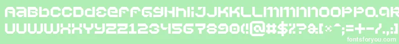Vaporbyte Font – White Fonts on Green Background