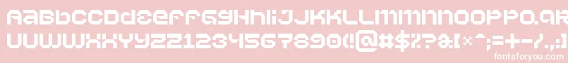 フォントVaporbyte – ピンクの背景に白い文字