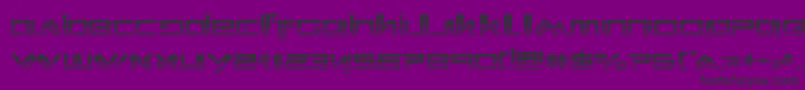 Xephyrhalf Font – Black Fonts on Purple Background