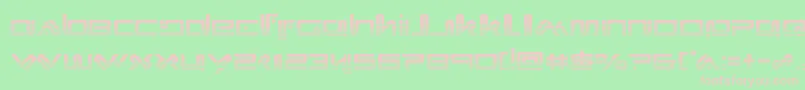 Xephyrhalf Font – Pink Fonts on Green Background