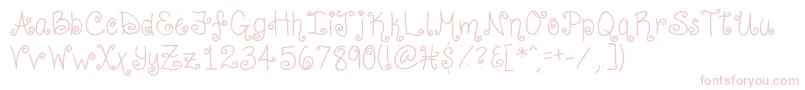 CurlyShirley Font – Pink Fonts