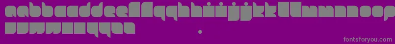 Pimp Font – Gray Fonts on Purple Background