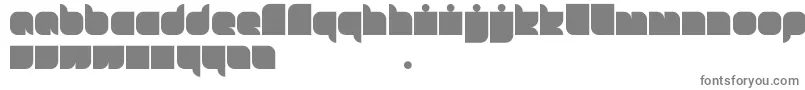 フォントPimp – 白い背景に灰色の文字
